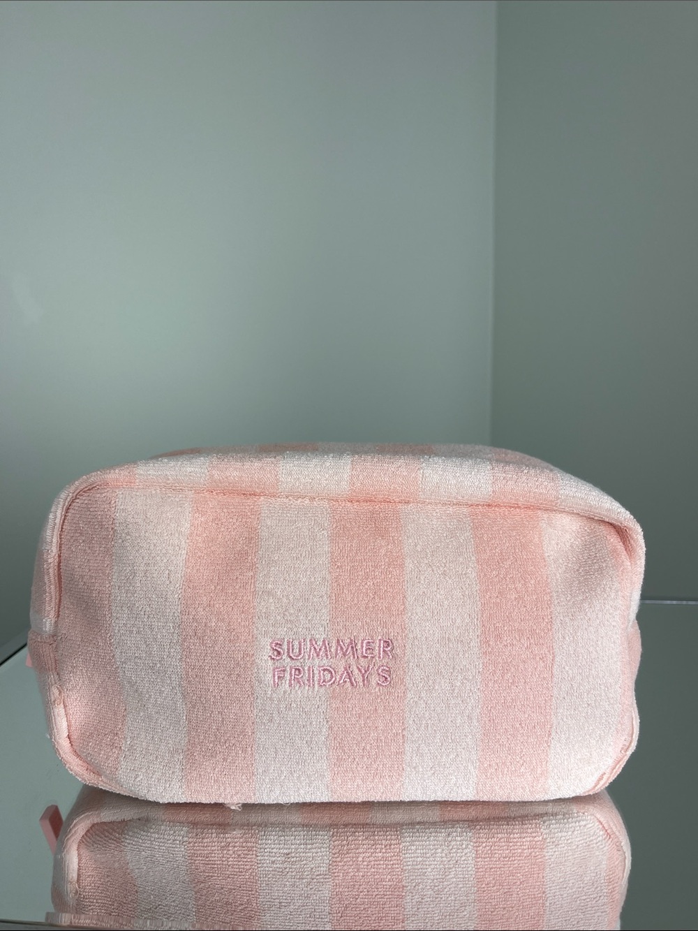 Summer Fridays Pink Stripe Bag – Brand New